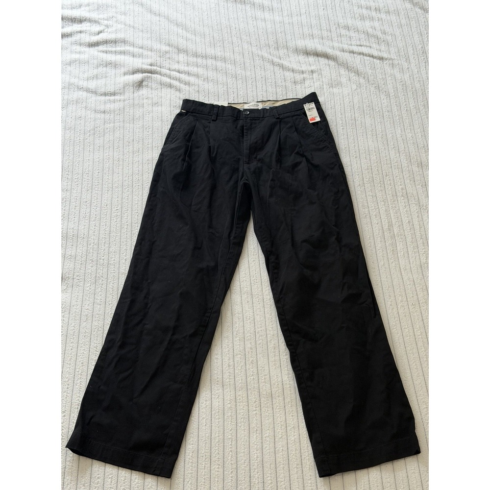Jack And Jones Men Pants, Wide Fit, 32x 32, NWT, Black Dress Pants